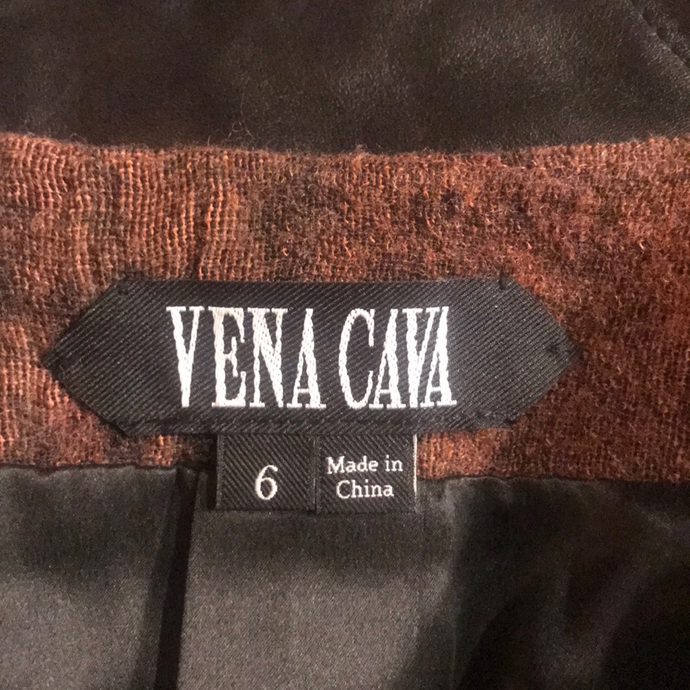VENA CAVA asymmetric jacket blazer wool silk sz 6 - Picture 4 of 5